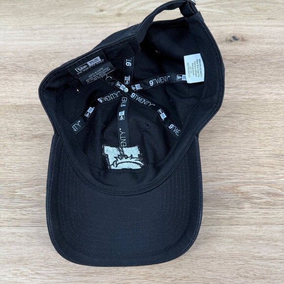 New Era Hamilton Broncs Cap Hat OS Black White Logo Adjustable Montana NWOT - Picture 7 of 9